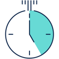 Teal Watch Icon